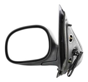 Power Mirror for Ford Expedition 1998-2002, Left <u><i>Driver</i></u>, Non-Towing, Manual Folding, Non-Heated, Paintable, Contour Style, without Auto Dimming, Blind Spot Detection, Memory, and Signal Light, Replacement