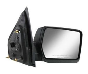 Mirror Right <u><i>Passenger</i></u> for Ford F-150 2004-2008, Non-Towing, Power, Manual Folding, Heated, Textured, without Auto Dimming, Blind Spot Detection, Memory, and Signal Light, New Body Style, Replacement