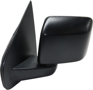 Manual Adjust Mirror for Ford F-150 (2004-2008), Left <u><i>Driver</i></u>, Non-Towing, Manual Folding, Non-Heated, Textured, Paddle Style, Without Auto Dimming, Blind Spot Detection, Memory, and Signal Light, New Body Style, Replacement