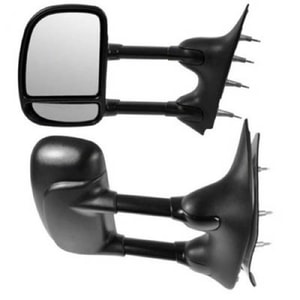 2003 - 2021 Ford E-150 Side View Mirror Assembly / Cover / Glass Replacement - Left <u><i>Driver</i></u> Side