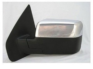 2007 - 2008 Ford F-150 Side View Mirror Assembly / Cover / Glass Replacement - Left <u><i>Driver</i></u> Side