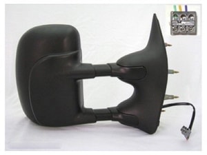 2009 - 2021 Ford E-150 Side View Mirror Assembly / Cover / Glass Replacement - Right <u><i>Passenger</i></u> Side
