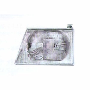 1992 - 1996 Ford E-350 Econoline Front Headlight Assembly Replacement Housing / Lens / Cover - Left <u><i>Driver</i></u> Side