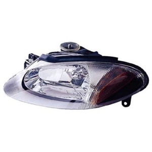 1998 - 2003 Ford Escort Front Headlight Assembly Replacement Housing / Lens / Cover - Left <u><i>Driver</i></u> Side - (ZX2 2 Door; Coupe + ZX2 Cool Coupe 2 Door; Coupe + ZX2 Hot Coupe 2 Door; Coupe + ZX2 S/R 2 Door; Coupe)