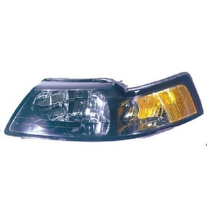 2001 - 2004 Ford Mustang Front Headlight Assembly Replacement Housing / Lens / Cover - Left <u><i>Driver</i></u> Side