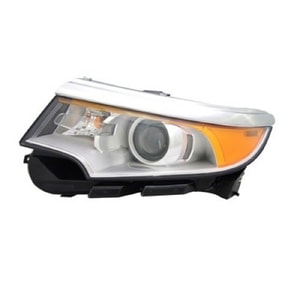 2011 - 2014 Ford Edge Front Headlight Assembly Replacement Housing / Lens / Cover - Left <u><i>Driver</i></u> Side - (Sport)
