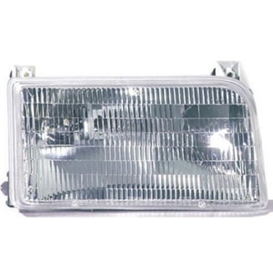 1992 - 1997 Ford Bronco Front Headlight Assembly Replacement Housing / Lens / Cover - Right <u><i>Passenger</i></u> Side