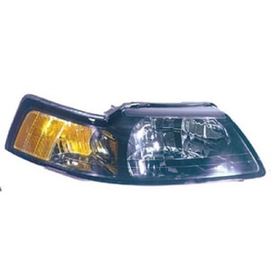 2001 - 2004 Ford Mustang Front Headlight Assembly Replacement Housing / Lens / Cover - Right <u><i>Passenger</i></u> Side