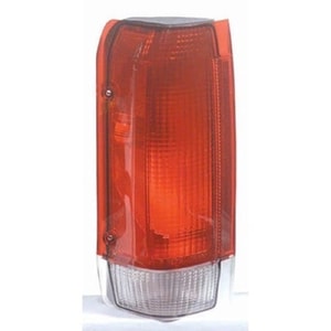 1987 - 1989 Ford Bronco Rear Tail Light Assembly Replacement / Lens / Cover - Left <u><i>Driver</i></u> Side