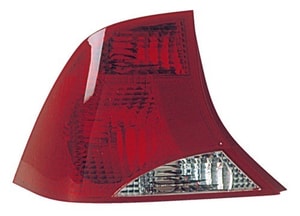 2000 - 2001 Ford Focus Rear Tail Light Assembly Replacement / Lens / Cover - Left <u><i>Driver</i></u> Side - (4 Door; Sedan)