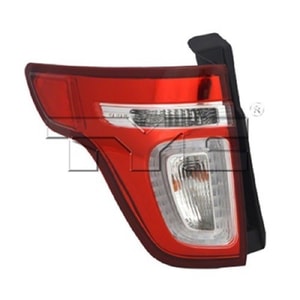 2011 - 2015 Ford Police Interceptor Utility Rear Tail Light Assembly Replacement / Lens / Cover - Left <u><i>Driver</i></u> Side