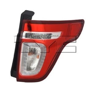 2011 - 2015 Ford Police Interceptor Utility Rear Tail Light Assembly Replacement / Lens / Cover - Right <u><i>Passenger</i></u> Side