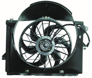 Radiator Cooling Fan Assembly for 1990 - 1997 Ford Crown Victoria, Auxiliary Fan Assembly Replacement,  F5AZ8C607B