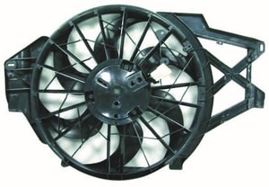 1997 - 1998 Ford Mustang Engine / Radiator Cooling Fan Assembly - (3.8L V6) Replacement