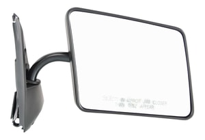 Manual Adjust Mirror for Chevrolet S10 Pickup (1982-1993)/S10 Blazer (1983-1994), Right <u><i>Passenger</i></u>, Manual Folding, Non-Heated, Below Eyeline Type, Paintable, Replacement