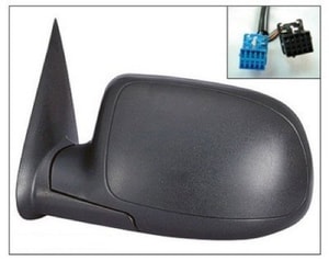 2003 - 2007 GMC Sierra 1500 Side View Mirror Assembly / Cover / Glass Replacement - Left <u><i>Driver</i></u> Side