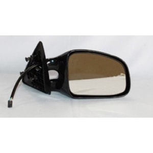 Right <u><i>Passenger</i></u> Side View Mirror Assembly for 1999 - 2002 Pontiac Grand Am, GT, GT1, SE, SE1, SE2 Models, Power Remote, Grained Black, Replacement,  22613596
