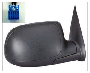2003 - 2007 GMC Sierra 1500 Side View Mirror Assembly / Cover / Glass Replacement - Right <u><i>Passenger</i></u> Side