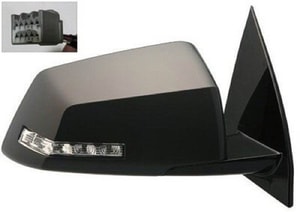 2009 - 2014 Chevrolet Traverse Side View Mirror Assembly / Cover / Glass Replacement - Right <u><i>Passenger</i></u> Side