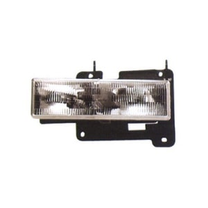 1988 - 2000 Chevrolet C1500 Suburban Front Headlight Assembly Replacement Housing / Lens / Cover - Left <u><i>Driver</i></u> Side