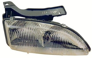 1995 - 1999 Chevrolet Cavalier Front Headlight Assembly Replacement Housing / Lens / Cover - Left <u><i>Driver</i></u> Side