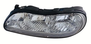 1997 - 2005 Chevrolet Malibu Front Headlight Assembly Replacement Housing / Lens / Cover - Left <u><i>Driver</i></u> Side