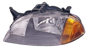 1998 - 2001 Chevrolet Metro Front Headlight Assembly Replacement Housing / Lens / Cover - Left <u><i>Driver</i></u> Side