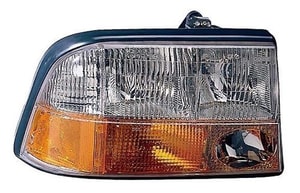 1998 - 2004 GMC Sonoma Front Headlight Assembly Replacement Housing / Lens / Cover - Left <u><i>Driver</i></u> Side