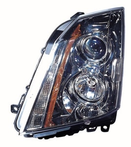 2008 - 2014 Cadillac CTS Front Headlight Assembly Replacement Housing / Lens / Cover - Left <u><i>Driver</i></u> Side