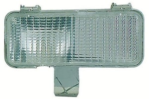 Right <u><i>Passenger</i></u> ParkLight Assembly for 1980 - 1983 GMC C1500 Suburban, Replacement Parking Light Lens Cover, with rectangular Headlights,  915452 Replacement
