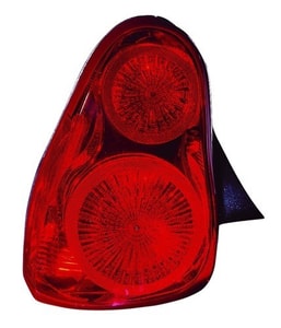 Left <u><i>Driver</i></u> Rear Tail Light Assembly for 2006 - 2007 Chevrolet Monte Carlo, Replacement Lens Cover,  15913298