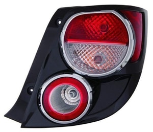 2012 - 2016 Chevrolet Sonic Rear Tail Light Assembly Replacement / Lens / Cover - Right <u><i>Passenger</i></u> Side - (Hatchback)