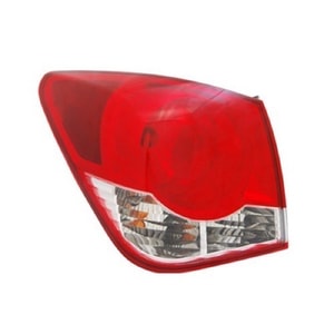 2011 - 2016 Chevrolet Cruze Rear Tail Light Assembly Replacement / Lens / Cover - Left <u><i>Driver</i></u> Side Outer