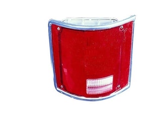 1978 - 1991 GMC C1500 Suburban Rear Tail Light Assembly Replacement / Lens / Cover - Left <u><i>Driver</i></u> Side