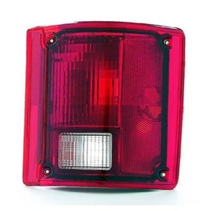 Right <u><i>Passenger</i></u> Tail Light Assembly Housing Replacement for 1973 - 1991 Chevrolet Blazer,  5965772, Lens / Cover, Replacement