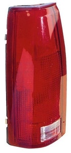 Left <u><i>Driver</i></u> Tail Light Lens for 1988 - 2000 Chevrolet C2500 Suburban, Side Replacement,  16506355, Replacement