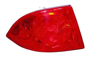 2006 - 2011 Buick Lucerne Rear Tail Light Assembly Replacement Housing / Lens / Cover - Left <u><i>Driver</i></u> Side