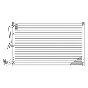 A/C Condenser for 1994 - 1996 Oldsmobile Silhouette,  52461229 A/C (Air Conditioning) Condenser, Replacement