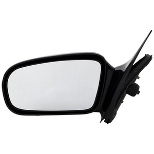Manual Remote Mirror for Chevrolet Cavalier/Pontiac Sunfire 1995-2005, Left <u><i>Driver</i></u>, Non-Folding, Non-Heated, Paintable, without Auto Dimming, Blind Spot Detection, Memory, and Signal Light, Coupe, Replacement
