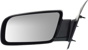 Manual Adjust, Manual Folding, Non-Heated, Paintable Mirror for Chevrolet Astro 1988-2005, Below Eyeline, Left <u><i>Driver</i></u> Side, Replacement