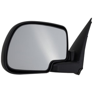 Manual Adjust Mirror for Chevrolet Silverado/GMC Sierra 1999-2006, Left <u><i>Driver</i></u>, Non-Towing, Manual Folding, Non-Heated, Textured, Includes 2007 Classic, Replacement