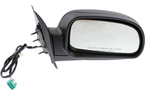 Power Mirror for GMC Envoy 2006-2009, Right <u><i>Passenger</i></u>, Manual Folding, Non-Heated, Textured, Without Auto Dimming, Blind Spot Detection, Memory, and Signal Light, Replacement