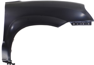 Front Fender for Hyundai TUCSON 2005-2009, Right <u><i>Passenger</i></u>, Primed (Ready to Paint), 2.0L Engine, without Signal Light and Side Cladding Hole, Replacement