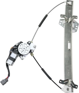 Front Window Regulator for Honda Accord 2003-2007, Left <u><i>Driver</i></u>, Power with Motor, Sedan, with Anti-Pinch Feature, Replacement