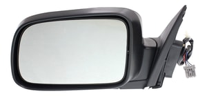 Power Left <u><i>Driver</i></u> Mirror for Honda CR-V 2002-2006, Manual Folding, Heated, Textured, without Auto Dimming, Blind Spot Detection, Memory, and Signal Light, Replacement