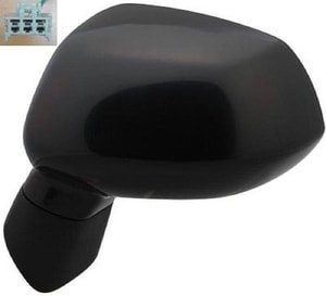 2007 - 2008 Honda Fit Side View Mirror Assembly / Cover / Glass Replacement - Left <u><i>Driver</i></u> Side