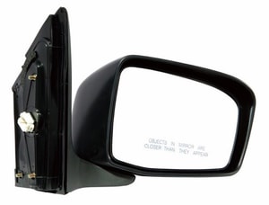 Right <u><i>Passenger</i></u> Side View Mirror Assembly for 2005 - 2009 Honda Odyssey, Heated, Nighthawk Black (Code B92P),  76200SHJA43ZC, Replacement