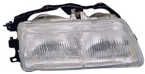 1990 - 1991 Honda Civic Front Headlight Assembly Replacement Housing / Lens / Cover - Left <u><i>Driver</i></u> Side