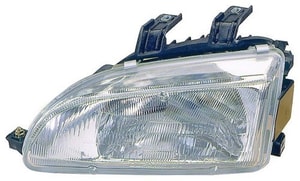 1992 - 1995 Honda Civic Front Headlight Assembly Replacement Housing / Lens / Cover - Left <u><i>Driver</i></u> Side