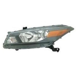 2008 - 2010 Honda Accord Front Headlight Assembly Replacement Housing / Lens / Cover - Left <u><i>Driver</i></u> Side - (Coupe)